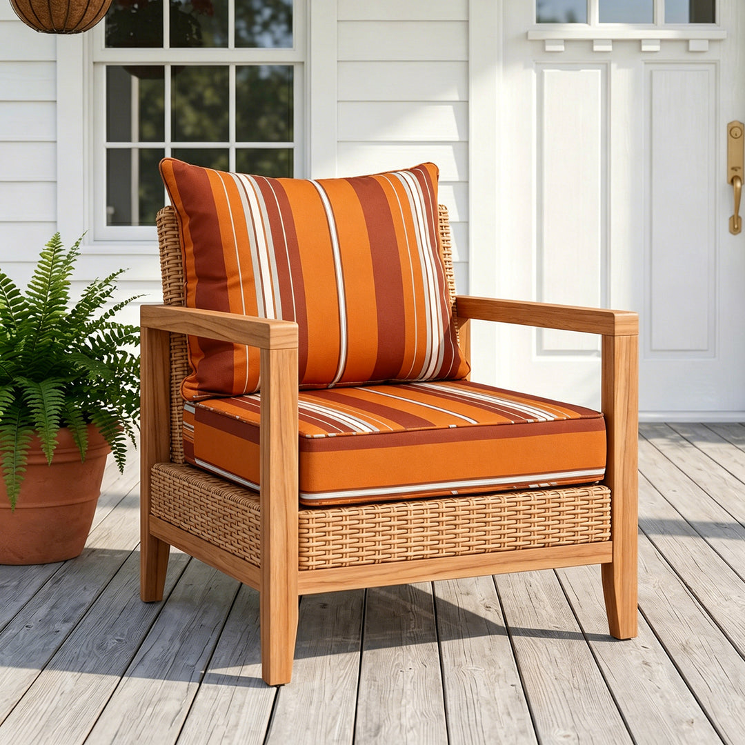 COOS BAY Deep Seat Patio Chair Cushions, 1 Pack