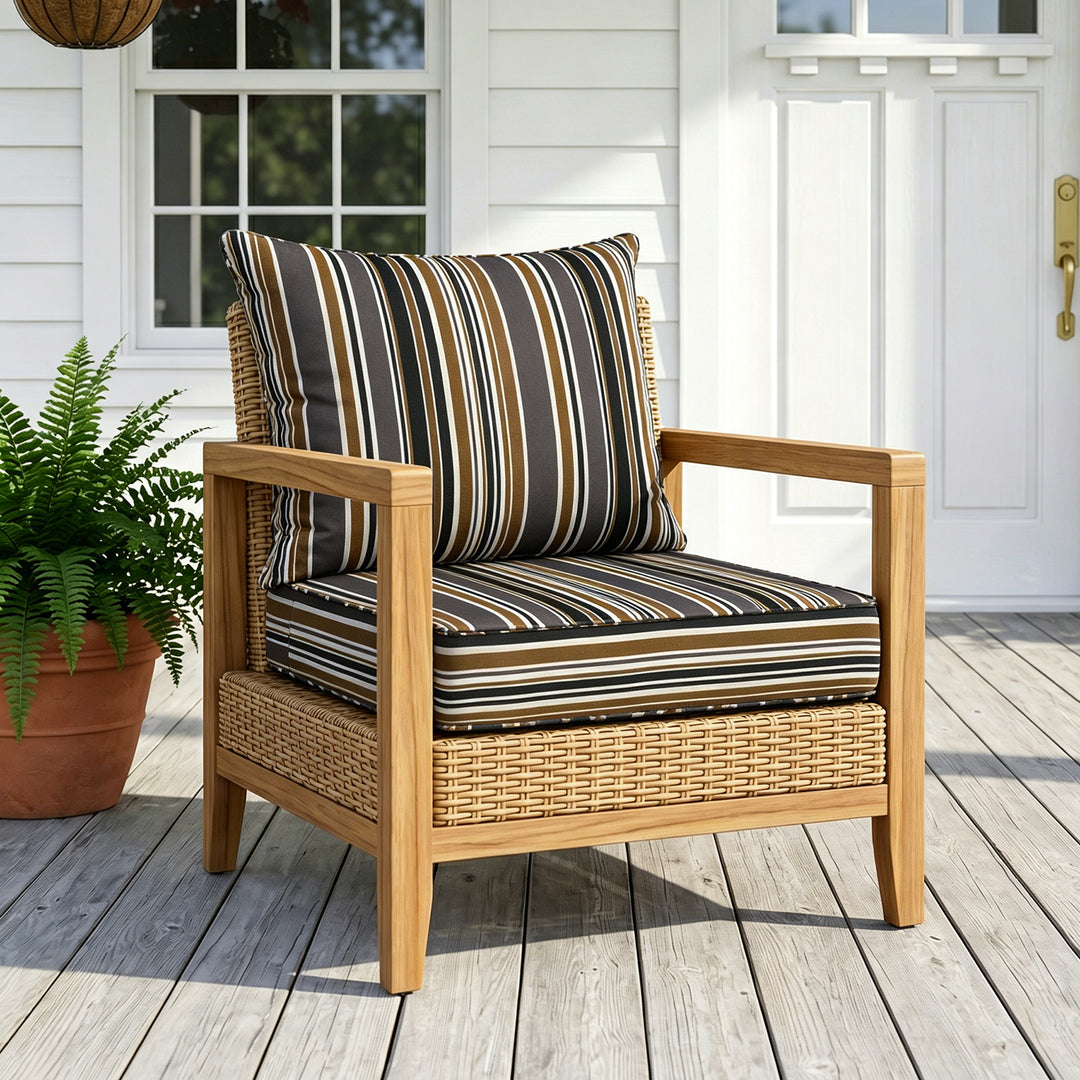 COOS BAY Deep Seat Patio Chair Cushions, 1 Pack