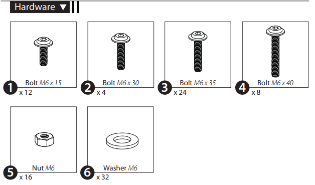 CB-FHB-D-Hardware Kit