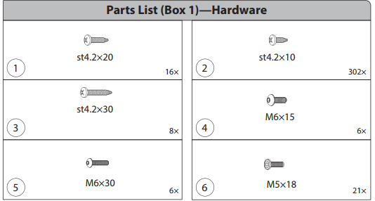 CB-SSP24H-Hardware Kit