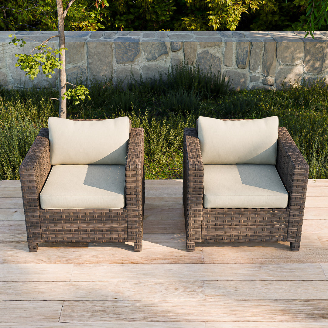 COOS BAY Lanai Chic Outdoor Chair, Set of 1, 2, 4