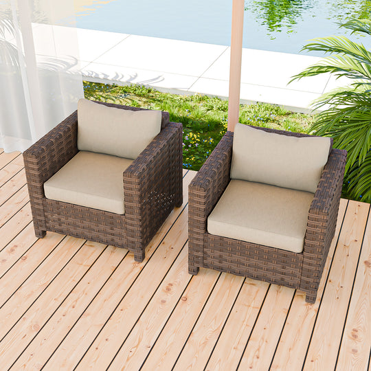 COOS BAY Lanai Chic Outdoor Chair, Set of 1, 2, 4