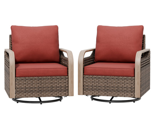 COOS BAY Modern 2 PCS Swivel Rocker Chairs