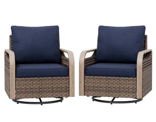 COOS BAY Modern 2 PCS Swivel Rocker Chairs