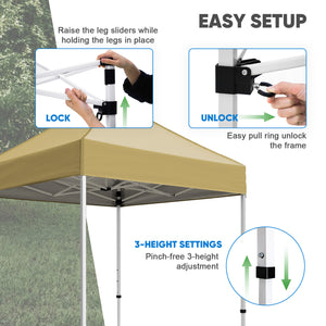 COOS BAY 5x5 Portable Instant Canopy Tent