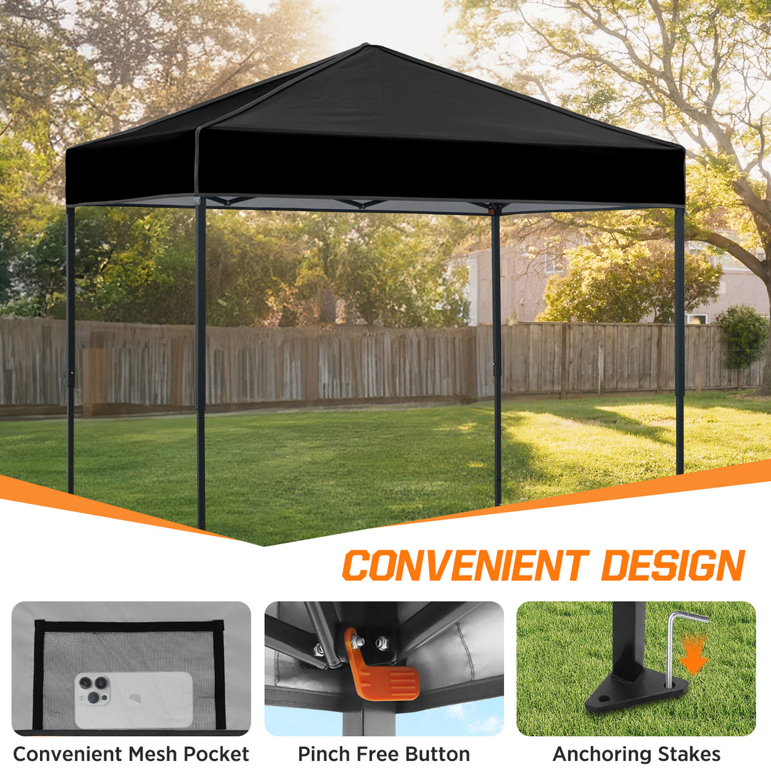 COOS BAY Pop Up Canopy Tent 6x4