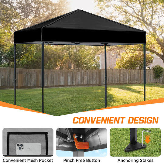 COOS BAY Pop Up Canopy Tent 6x4