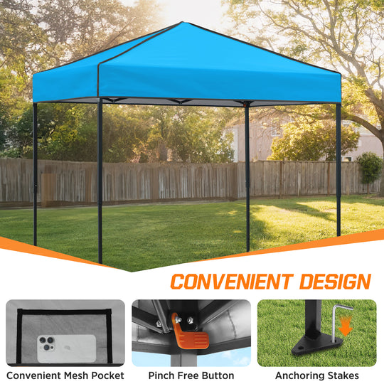 COOS BAY Pop Up Canopy Tent 6x4