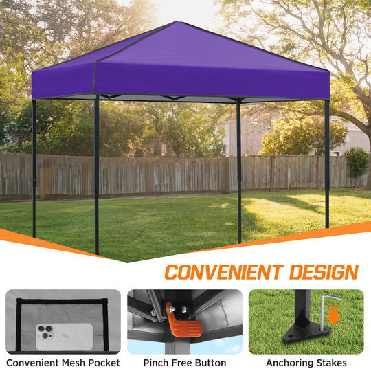 COOS BAY Pop Up Canopy Tent 6x4