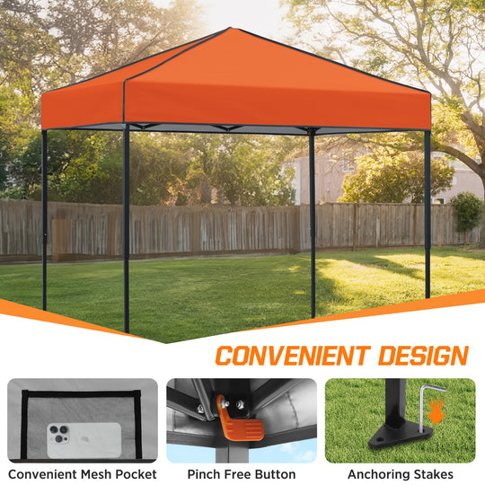 COOS BAY Pop Up Canopy Tent 6x4
