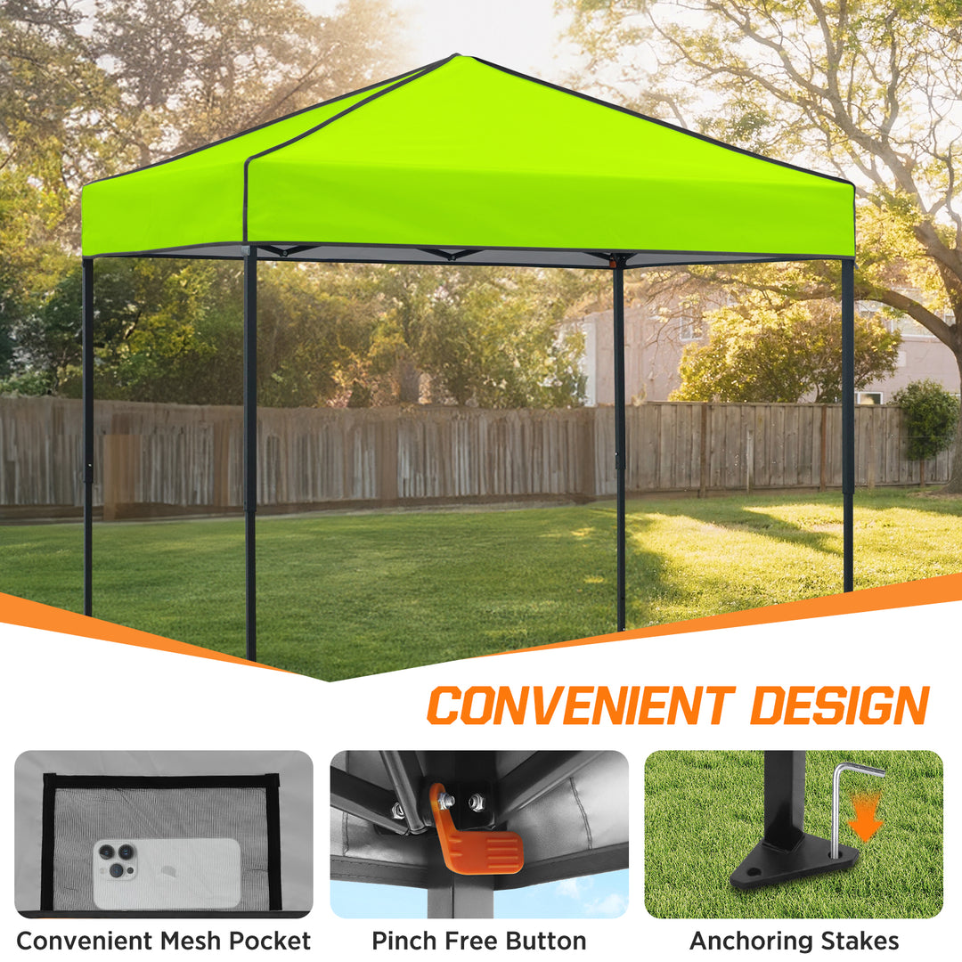 COOS BAY Pop Up Canopy Tent 6x4