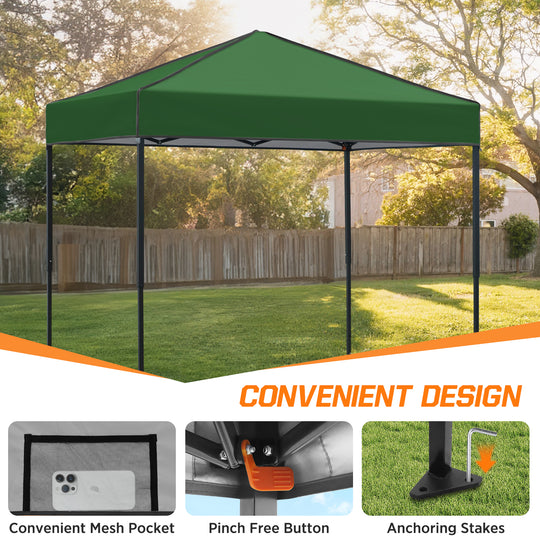 COOS BAY Pop Up Canopy Tent 6x4