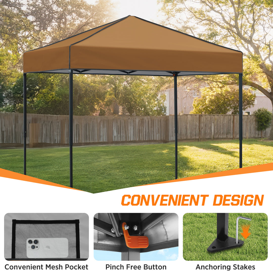 COOS BAY Pop Up Canopy Tent 6x4