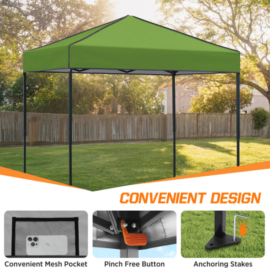 COOS BAY Pop Up Canopy Tent 6x4