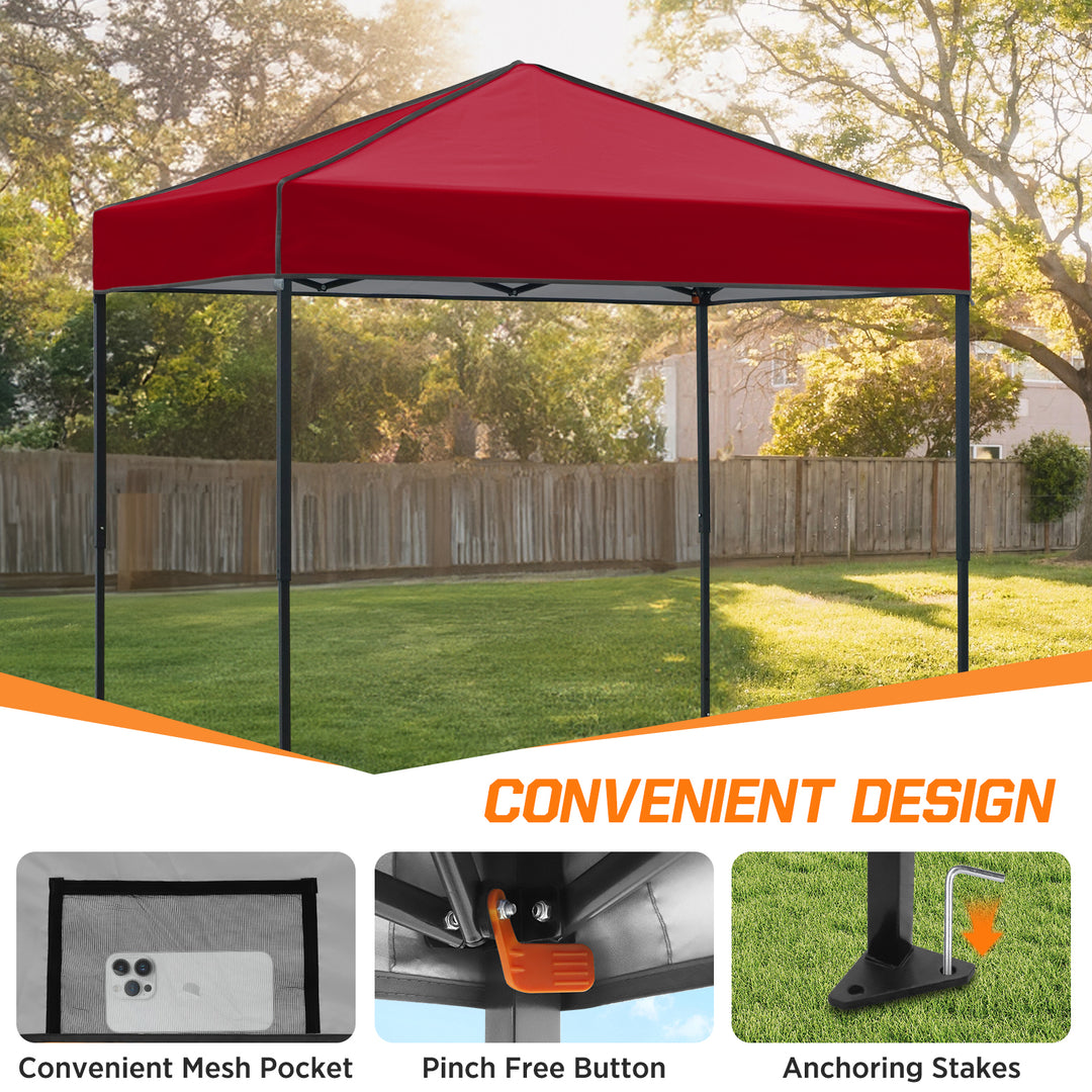 COOS BAY Pop Up Canopy Tent 6x4