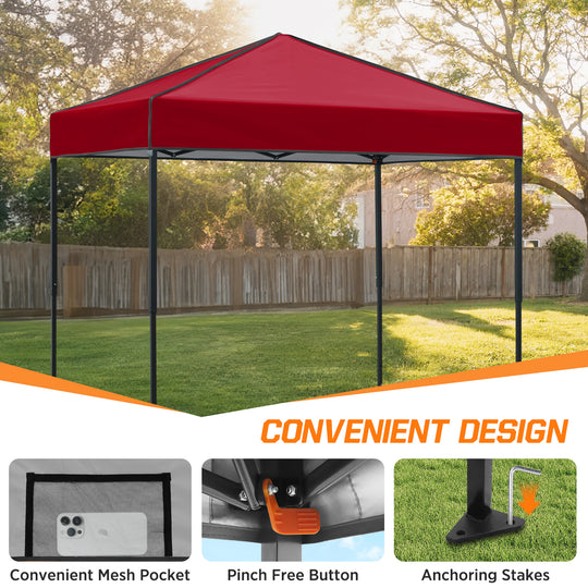 COOS BAY Pop Up Canopy Tent 6x4
