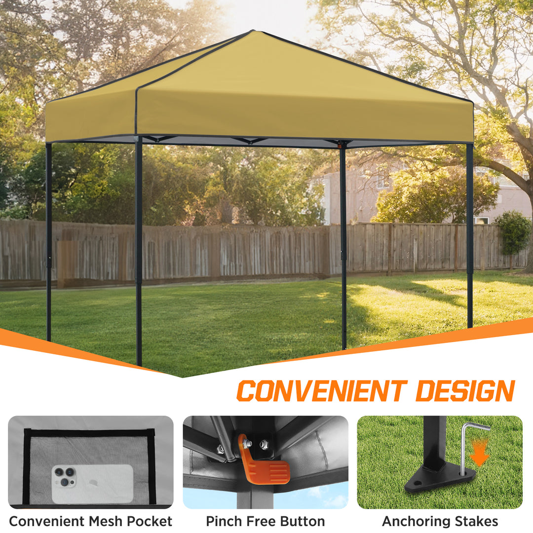 COOS BAY Pop Up Canopy Tent 6x4