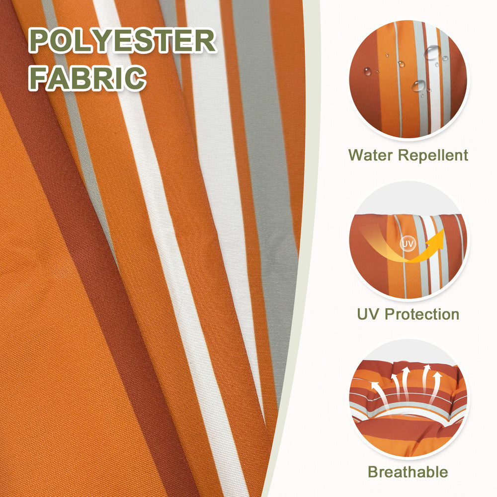 COOS BAY Tufted High Back Chair Cushions, 42x21 Inch, Set of 4