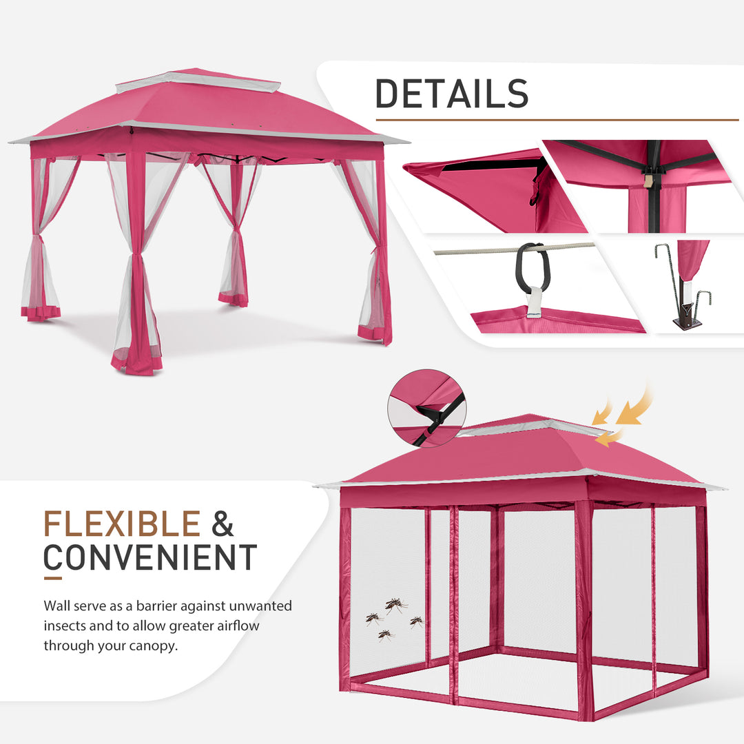 COOS BAY 11x11 Pop Up Gazebo with Mesh Netting