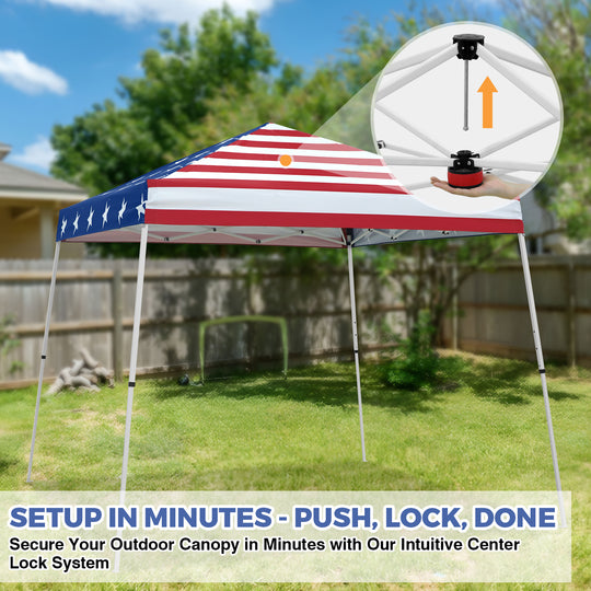 10x10 Pop Up Canopy Tent , 10x10 Base 8x8 Top