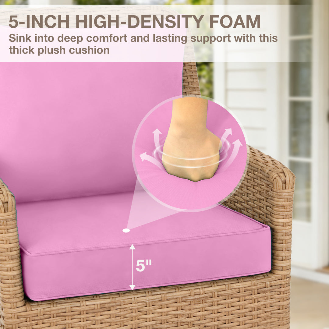 COOS BAY Deep Seat Patio Chair Cushions, 1 Pack