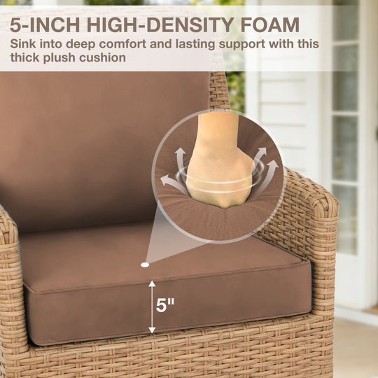 COOS BAY Deep Seat Patio Chair Cushions, 1 Pack