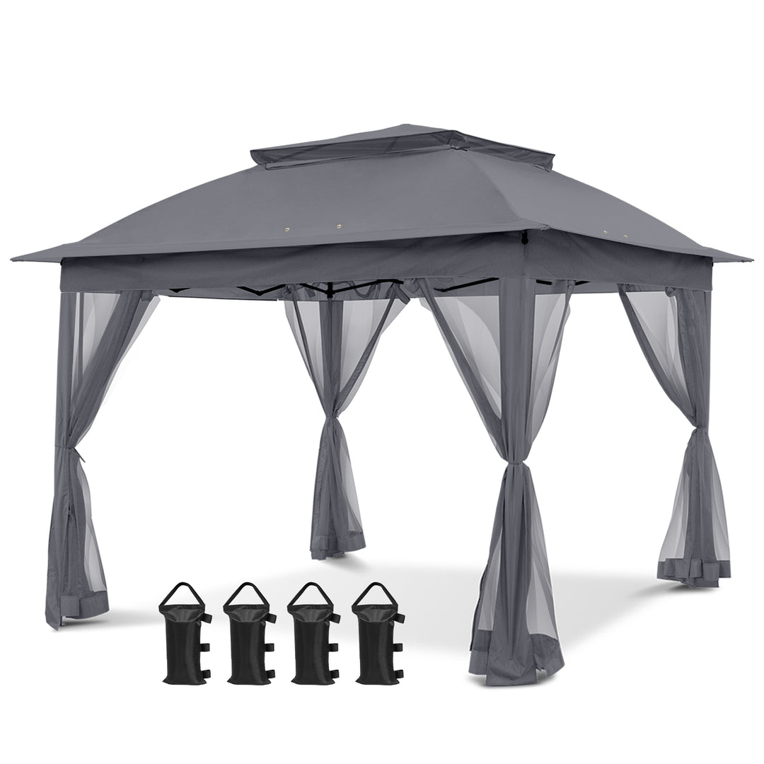 COOS BAY 11x11 Pop Up Gazebo with Mesh Netting