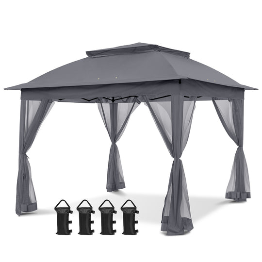 COOS BAY 11x11 Pop Up Gazebo with Mesh Netting