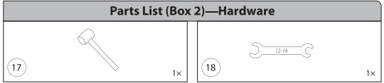 CB-SSP48H-Hardware Kit