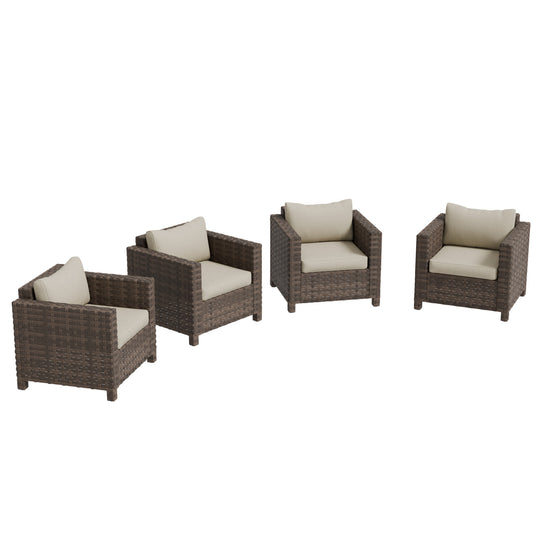 COOS BAY Lanai Chic Outdoor Chair, Set of 1, 2, 4
