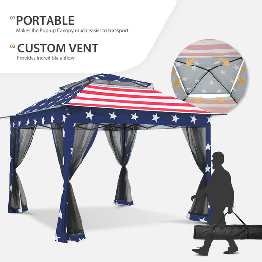 COOS BAY 11x11 Pop-Up Gazebo with Netting