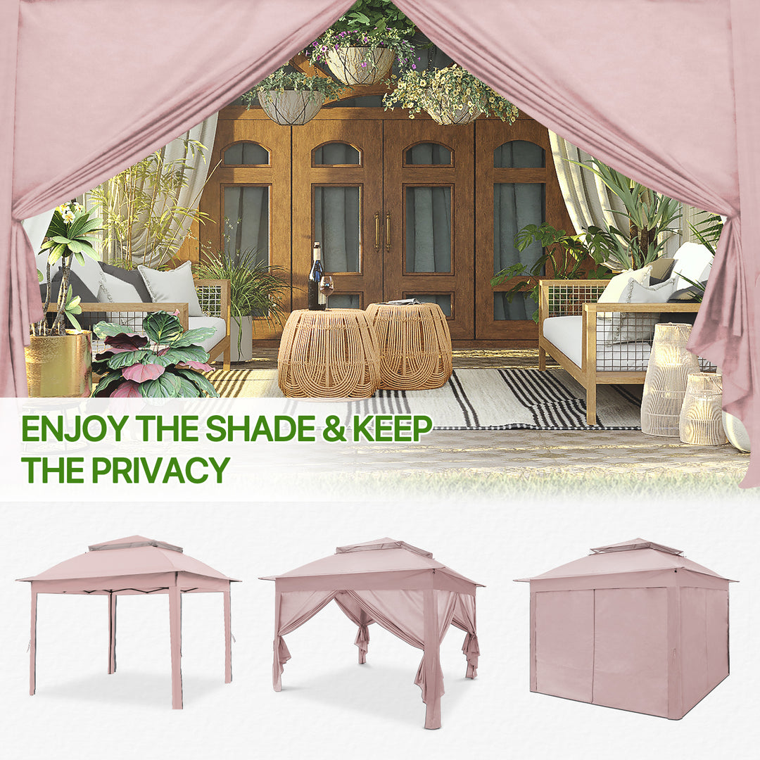 COOS BAY 11x11 Pop Up Gazebo with 4 Sidewalls