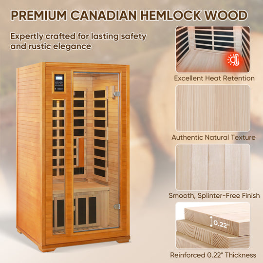 COOS BAY 1-2/2 Person Far Infrared Sauna