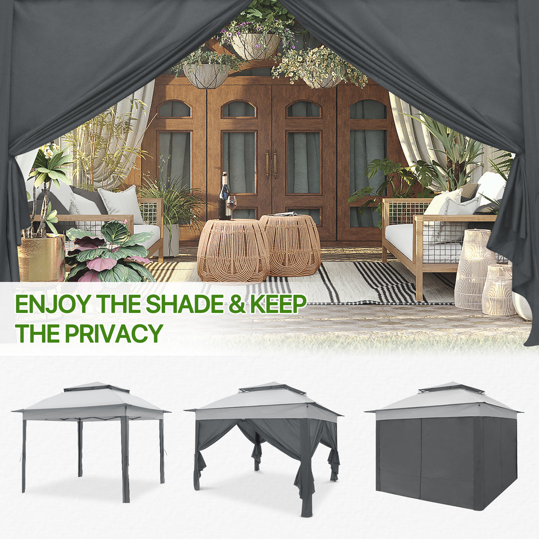 COOS BAY 11x11 Pop Up Gazebo with 4 Sidewalls