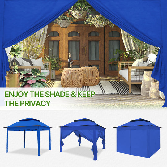 COOS BAY 11x11 Pop Up Gazebo with 4 Sidewalls
