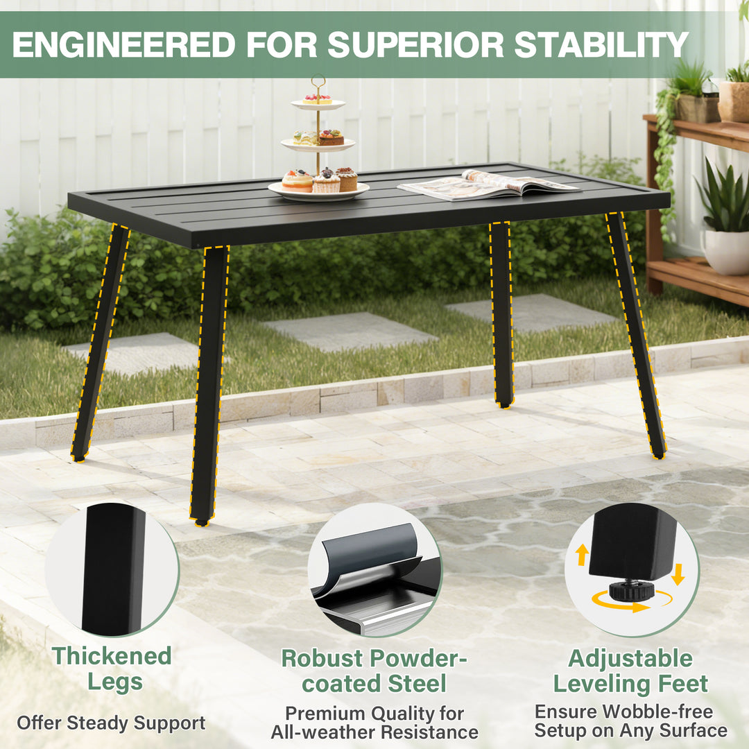 COOS BAY Urban Oasis Metal Side Table/Coffee Table