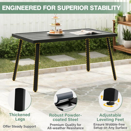 COOS BAY Urban Oasis Metal Side Table/Coffee Table