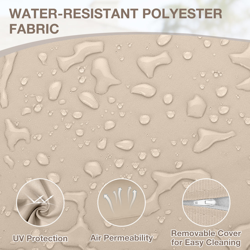 COOS BAY Deep Seat Patio Chair Cushions, Set of 4