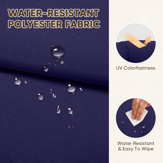 COOS BAY High Back Adirondack Chair Cushions, 49x20x5, Set of 2