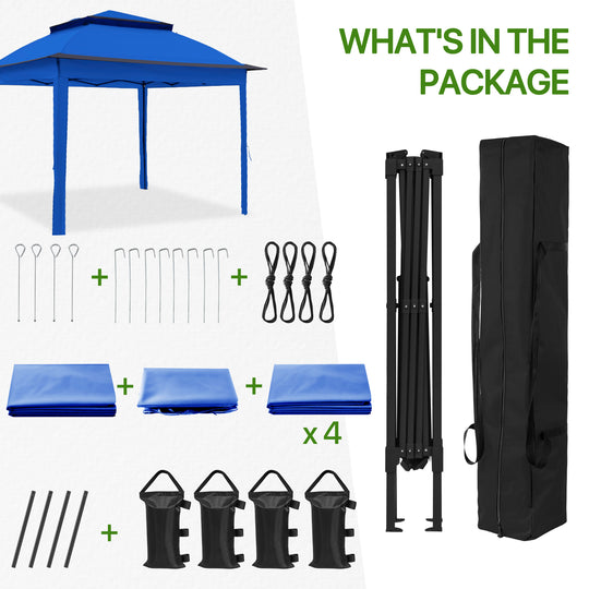 COOS BAY 11x11 Pop Up Gazebo with 4 Sidewalls