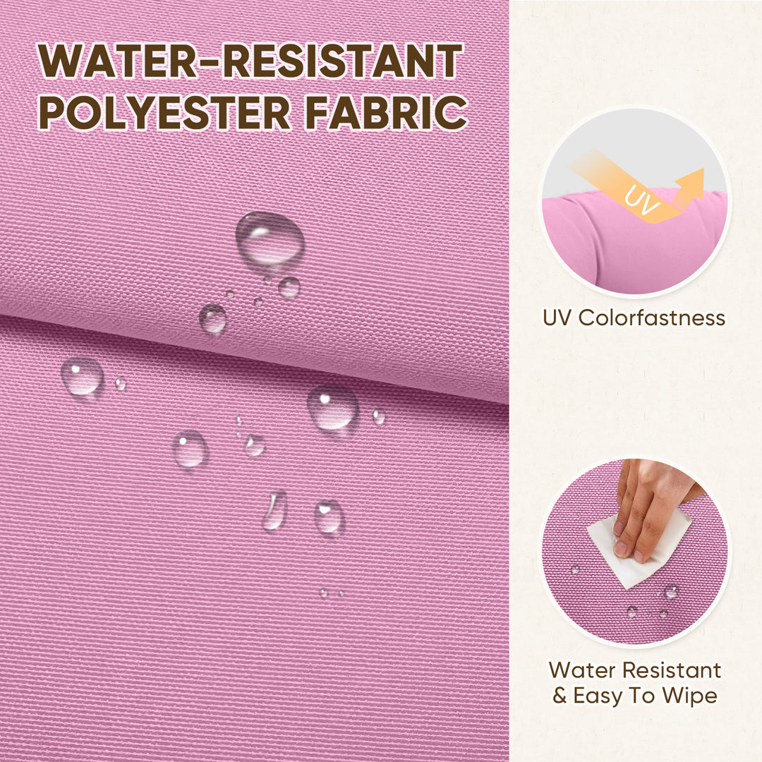 COOS BAY High Back Adirondack Chair Cushions, 49x20x5, Set of 2