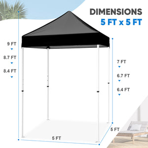 COOS BAY 5x5 Portable Instant Canopy Tent