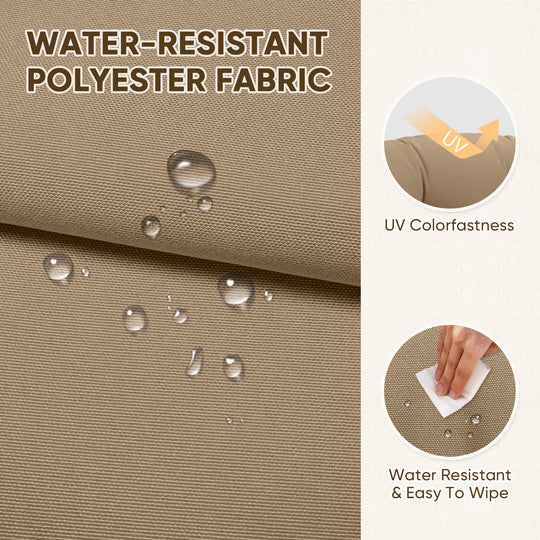 COOS BAY High Back Adirondack Chair Cushions, 49x20x5, Set of 2