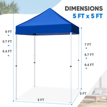 Load image into Gallery viewer, COOS BAY 5x5 Portable Instant Canopy Tent