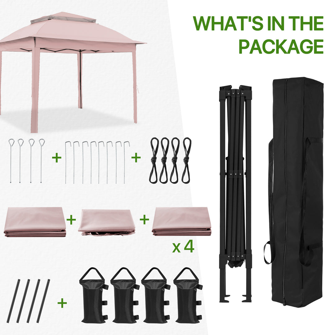 COOS BAY 11x11 Pop Up Gazebo with 4 Sidewalls