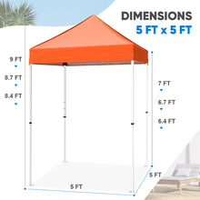 Load image into Gallery viewer, COOS BAY 5x5 Portable Instant Canopy Tent