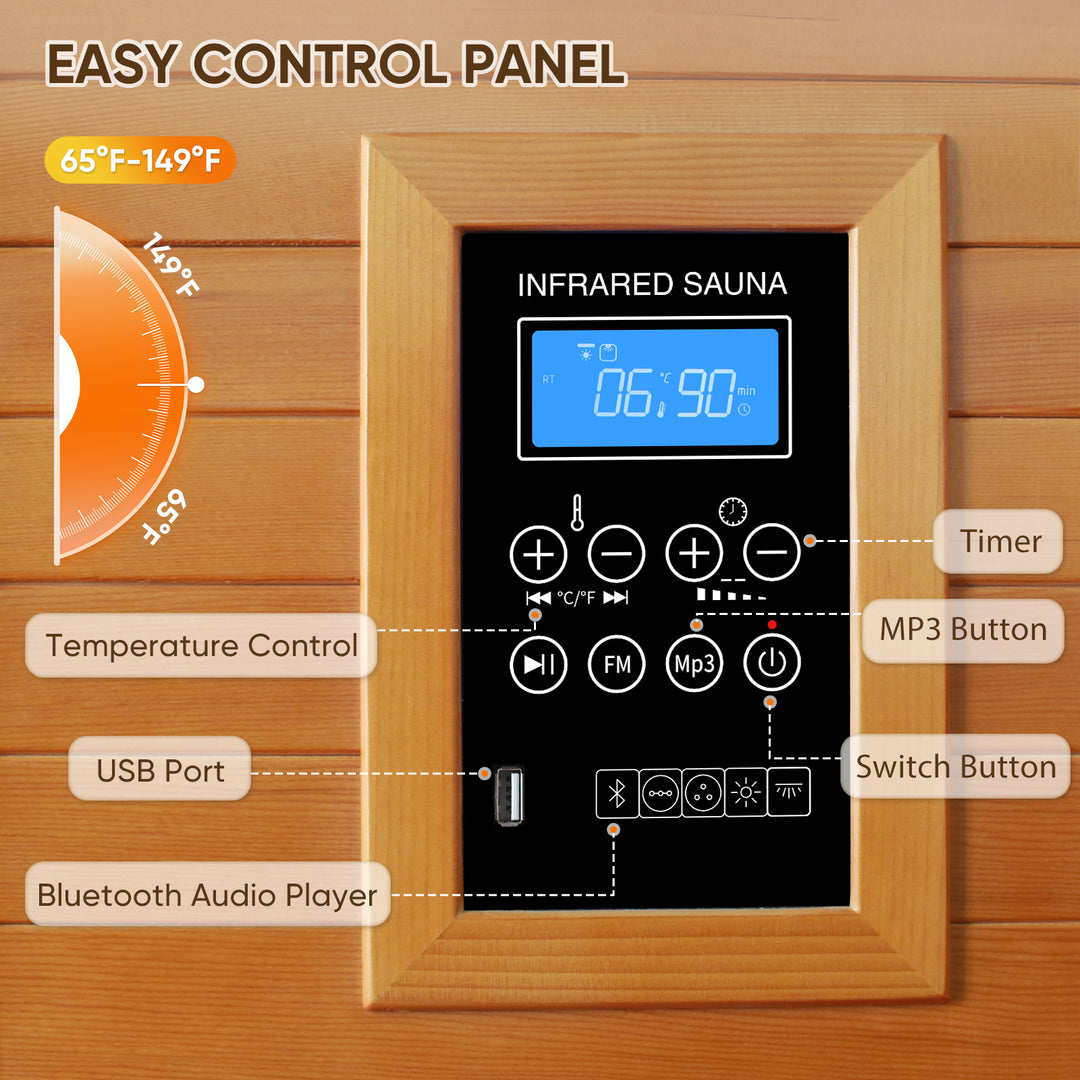 COOS BAY 1-2/2 Person Far Infrared Sauna