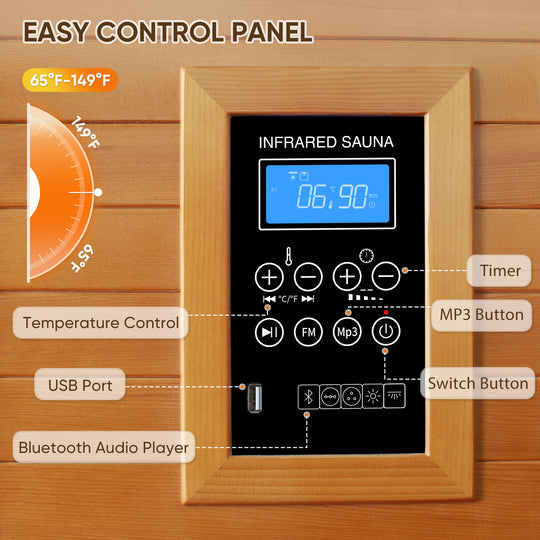 COOS BAY 1-2/2 Person Far Infrared Sauna