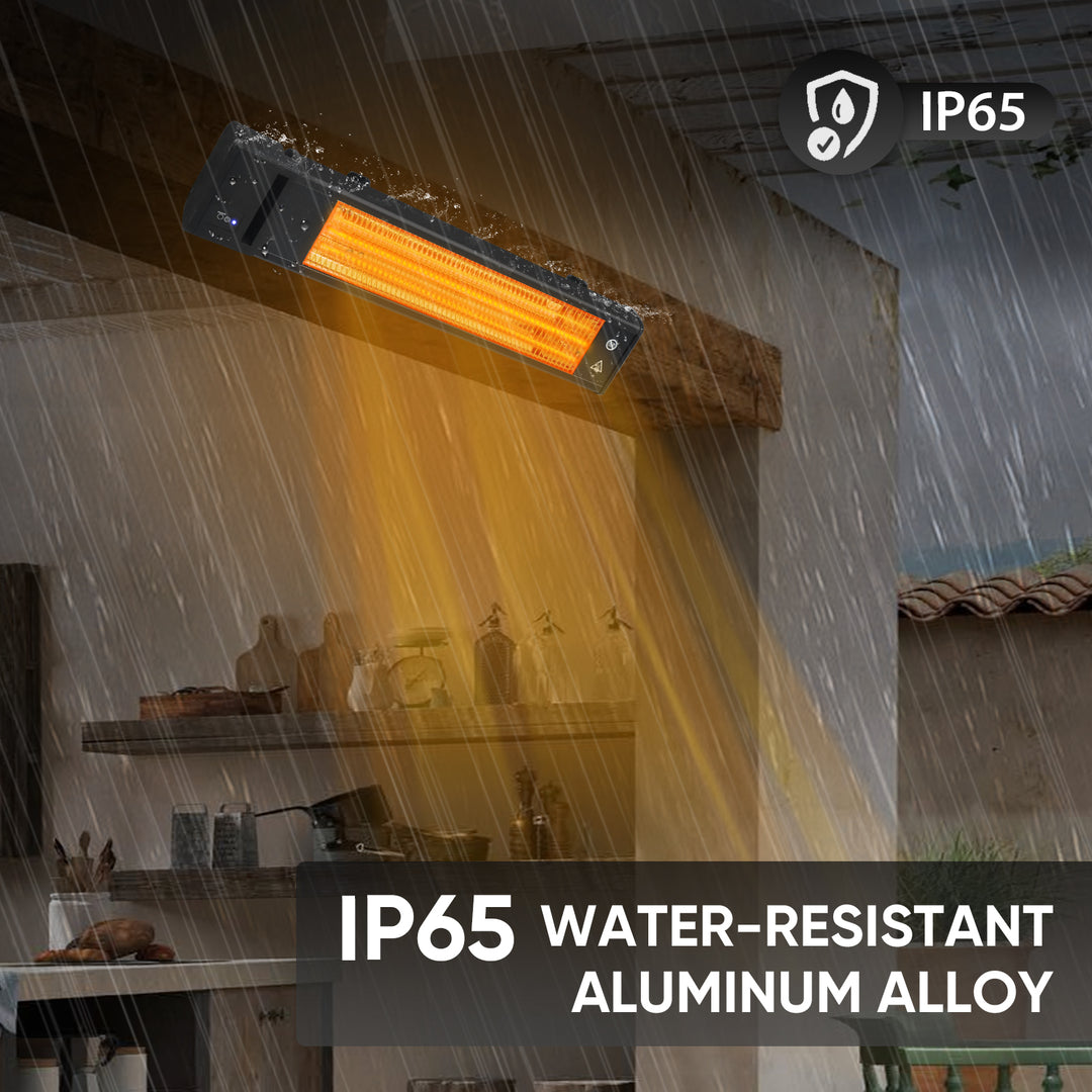 COOS BAY 1500W Wall-Mounted Infrared Patio Heater