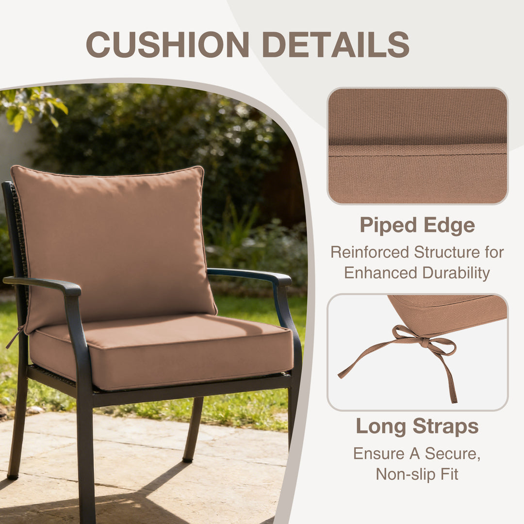 COOS BAY Deep Seat Patio Chair Cushions, 1 Pack